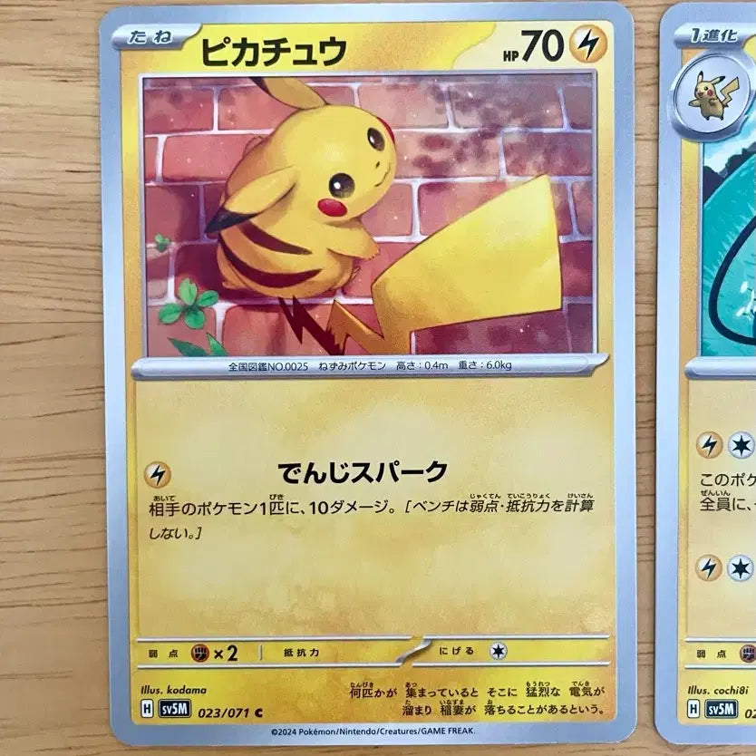 [BUNJANG] Pokemon Card Cyber Judge Pikachu/Raichu Set / 일판 포켓몬카드 사이버저지 피카츄/라이츄 세트