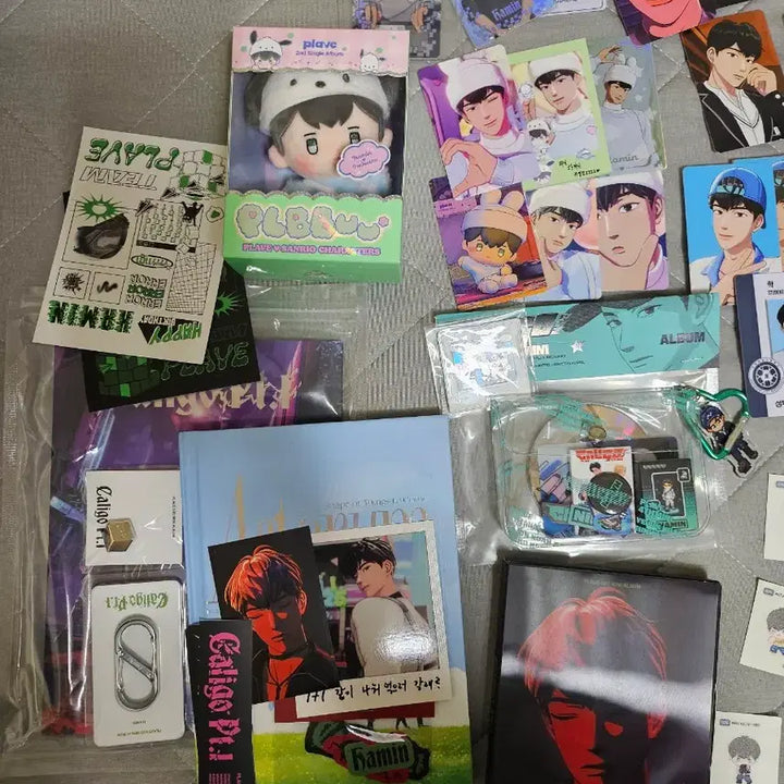 [BUNJANG] PLAVE Hamin Photocard, Album Sticker, Doll Bundle Set / 플레이브 하민 포카 앨범 띠부씰 인형