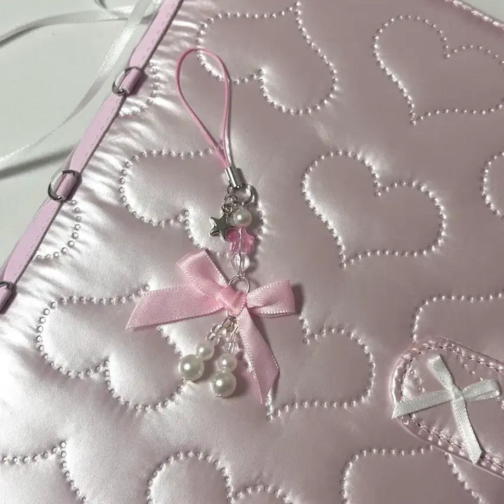 [BUNJANG] Youruning Bal-core Macaron Binder Set with Keyring / (사용x) 유어유닝 발레코어 마카롱 바인더 본품+4포켓 속지 30장+키링