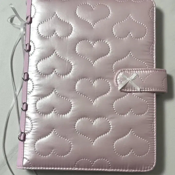 [BUNJANG] Youruning Bal-core Macaron Binder Set with Keyring / (사용x) 유어유닝 발레코어 마카롱 바인더 본품+4포켓 속지 30장+키링