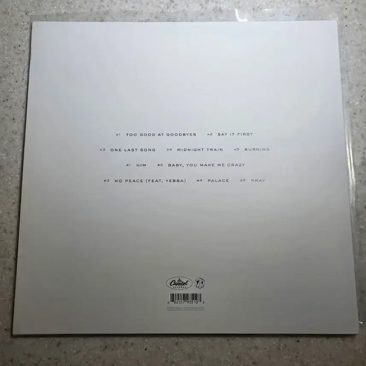 [BUNJANG] Sam Smith The Thrill of It All 2nd Album White Color Vinyl LP / 샘스미스 2집 LP 화이트컬러반