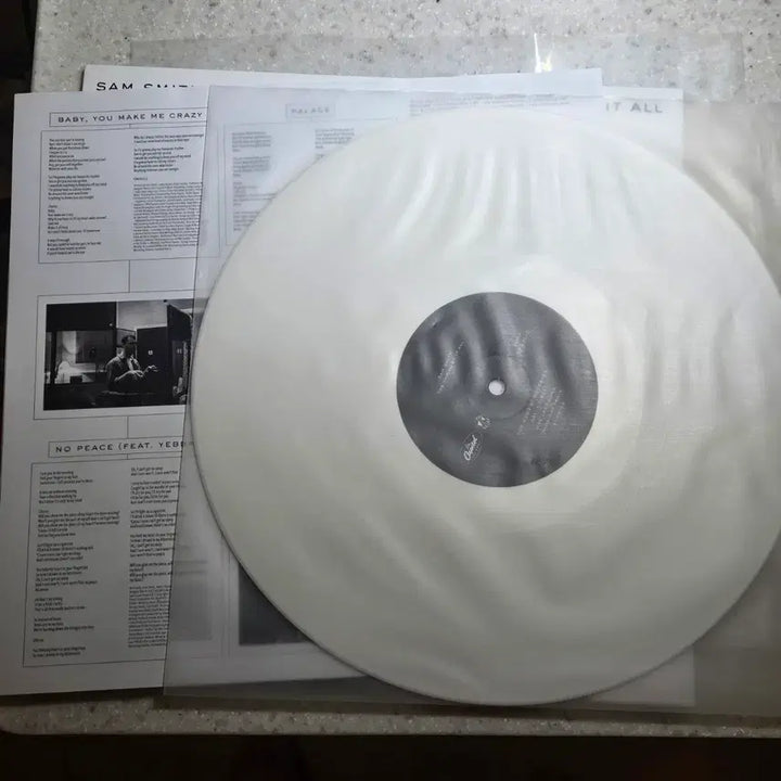 [BUNJANG] Sam Smith The Thrill of It All 2nd Album White Color Vinyl LP / 샘스미스 2집 LP 화이트컬러반
