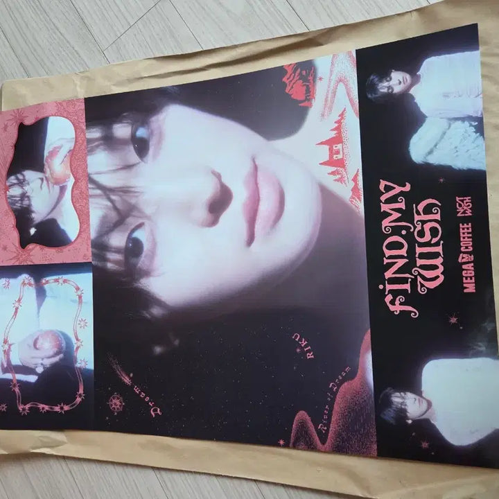 [BUNJANG] NCT WISH Riku B-Type Poster / 메가커피 엔시티 위시 리쿠 b안 포스터