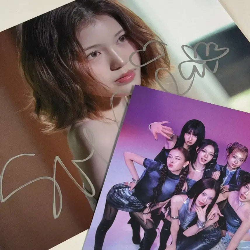 [BUNJANG] Jeong Sebi Autographed Postcard - Mini Fan Meeting / 이즈나 메트로놈 공방 미니팬미팅 정세비 친필싸인 엽서 역조공
