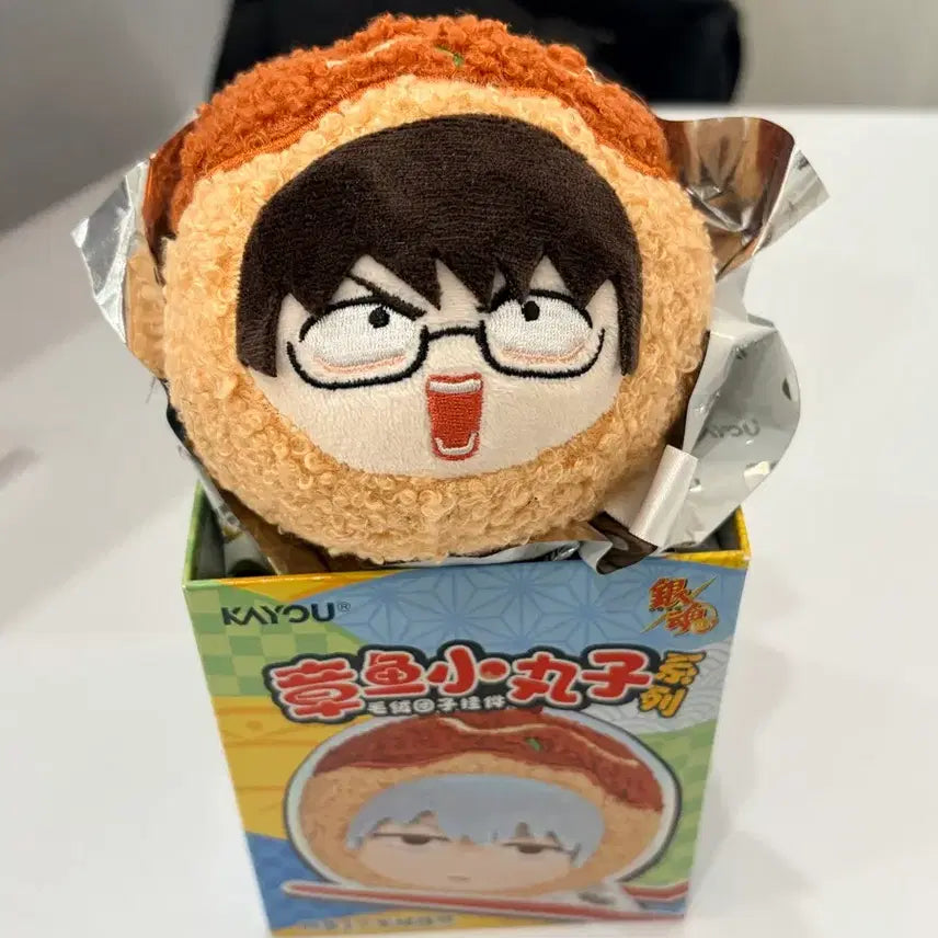 [BUNJANG] Gintama Takoyaki Plush Set - Gintoki, Shinpachi / 은혼 타코야키누이 긴토키 신파치 일괄 타코야끼 중국 굿즈