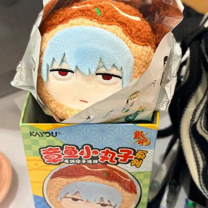 [BUNJANG] Gintama Takoyaki Plush Set - Gintoki, Shinpachi / 은혼 타코야키누이 긴토키 신파치 일괄 타코야끼 중국 굿즈