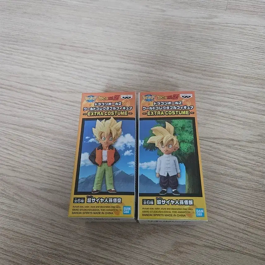 [BUNJANG] Dragon Ball World Collectable Figure Extra Costume Son Goku &amp; Son Gohan Set / 드래곤볼 월콜 2종