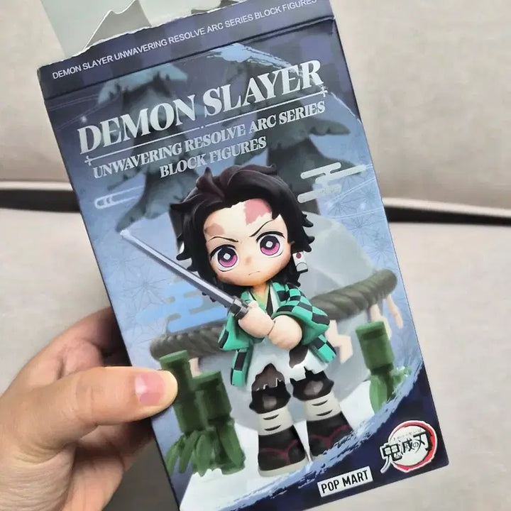 [BUNJANG] Pop Mart Demon Slayer: Kimetsu no Yaiba Nezuko Kamado Building Blocks Figure / 팝마트정품 귀멸의칼날 입지편 블록 네즈코 피규어 판매합니다