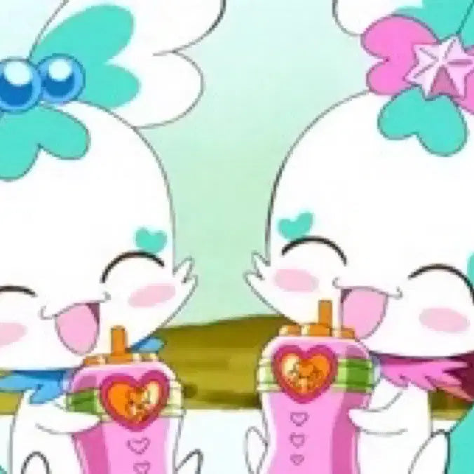 [BUNJANG] Heartcatch Precure Shifre &amp; Cofre Dolls Classic Toy Full Set / [급처일괄] 하트캐치 프리큐어 시프레&amp;코프레 인형 고전완구