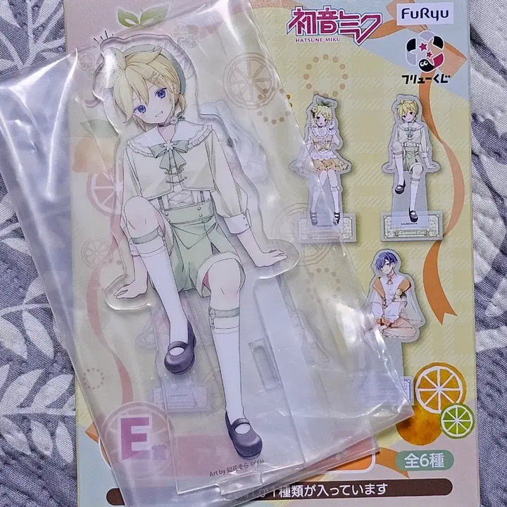 [BUNJANG] FURYU Citrus Miku Lottery E Prize Acrylic Stand Kagamine Len / 후류 시트러스 미쿠 쿠지 E상 아크릴 스탠드
