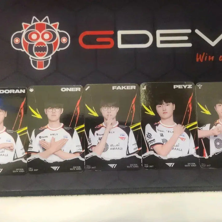 [BUNJANG] T1 2026 MSI Doran Owner Faker Keria Photocard Set / 2026 msi T1  포토카드 도란 오너 페이커 페이즈 케리아 세트