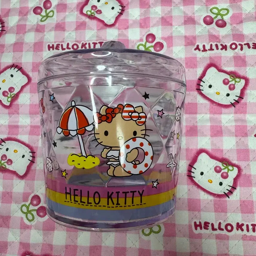[BUNJANG] Sanrio Hello Kitty Tanning Kitty Canister Storage / 산리오 헬로키티 태닝 키티 캐니스터 보관함