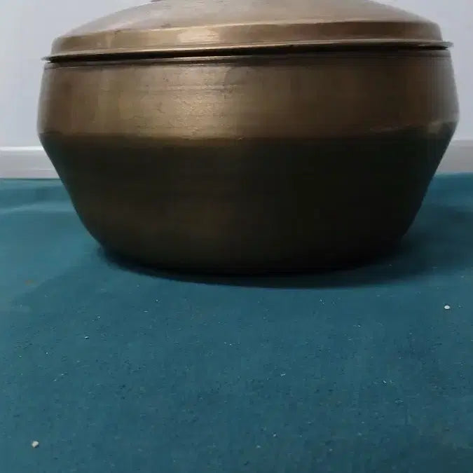 [BUNJANG] Antique Large Brass Rice Container / 옛날유기합밥통(대짜)