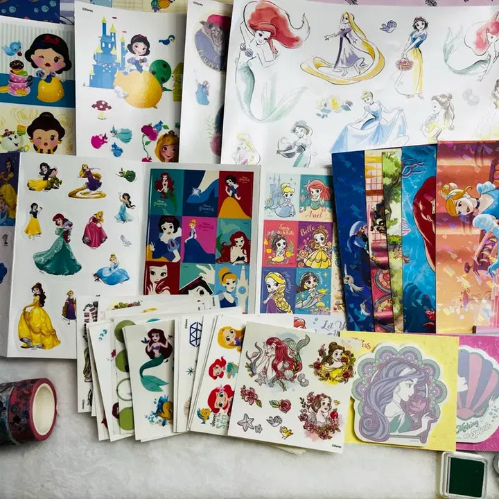 [BUNJANG] Disney Goods Bundle Set Stickers Stationery Tape / 디즈니 굿즈 일괄 판매