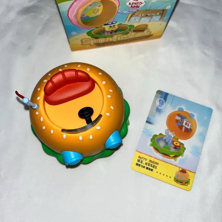 [BUNJANG] Pop Mart SpongeBob SquarePants Mr. Krabs Burger Edition Figure / 팝마트 스펀지밥버거 집게사장