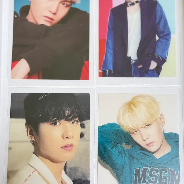 [BUNJANG] BTS Suga The Best FC Universal Japan PVC Photocard Bundle Set / BTS 방탄소년단 SUGA 슈가 윤기 더베스트 fc 유니버셜 일본 PVC 포카