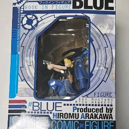 [BUNJANG] Fullmetal Alchemist Blue Book Figure &amp; Mustang Hawkeye Gacha Figure Bundle Set / [일괄]강철의 연금술사 블루북 피규어+머스탱 호크아이 가챠 피규어