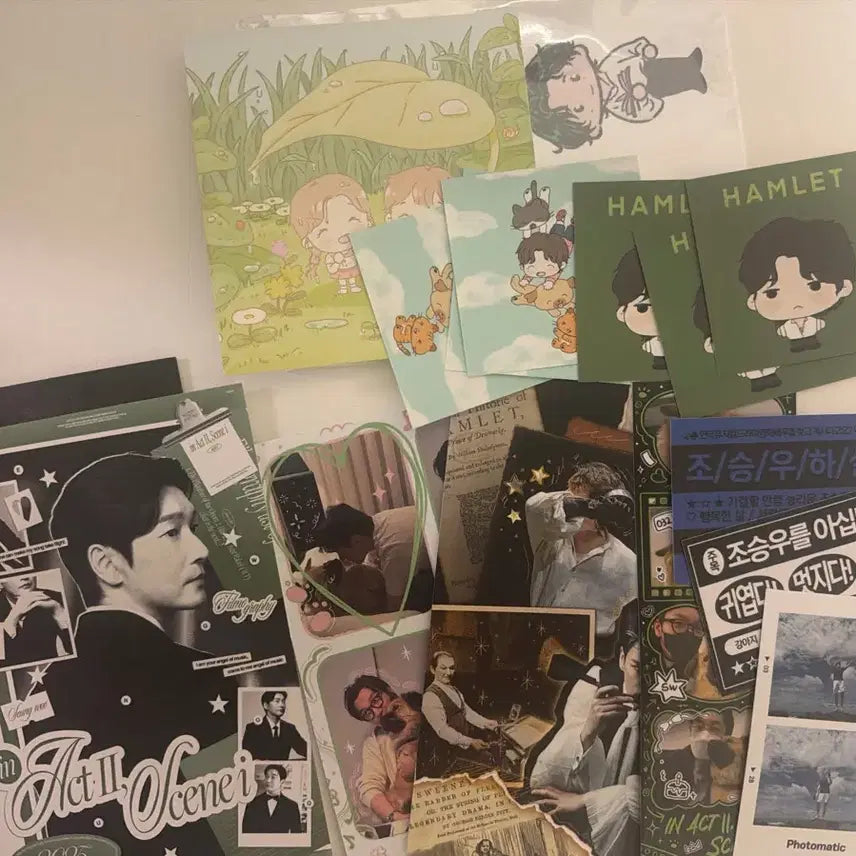 [BUNJANG] Jo Seung-woo Goods Bundle - Cheonsang Theater Goods, Cushion Keyring, Hwang Si-mok, Gu Seung-hyo / 조승우 굿즈 일괄 증사 쿠션키링 황시목 구승효
