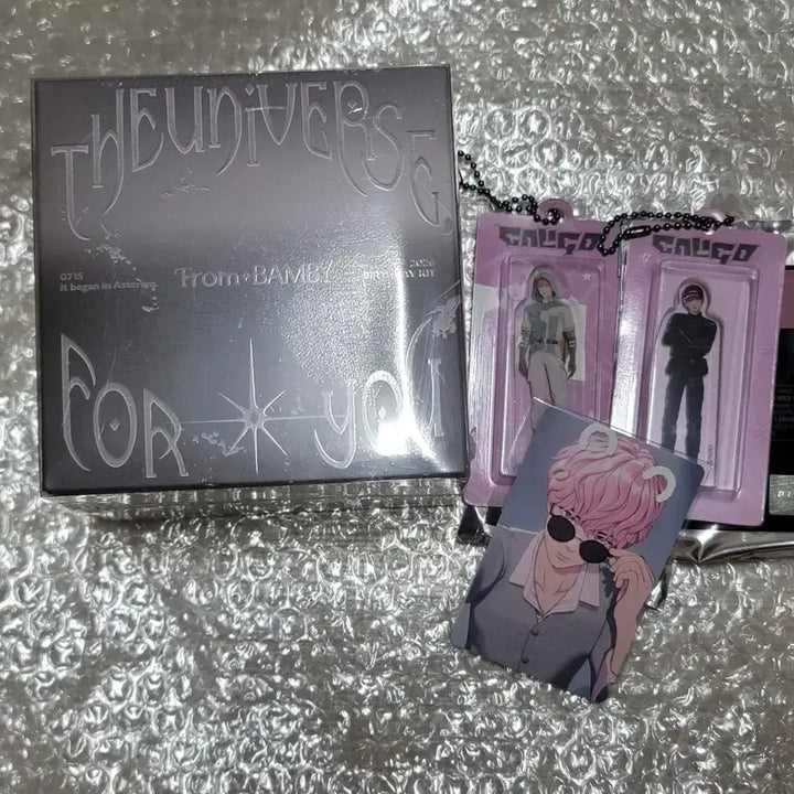 [BUNJANG] BTS Jungkook Bambi Birthday Kit Miniature Keychain Photocard Set / 밤비생일키트+미니어처키링+포카