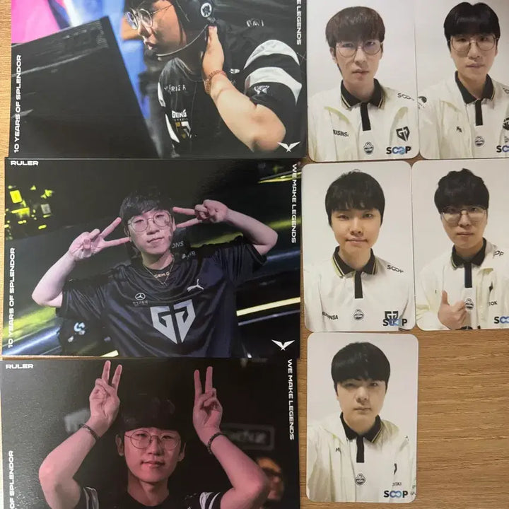 [BUNJANG] MSI x Gen.G Ruler 10th Anniversary Bundle Set Photocard &amp; Postcard / MSI대전 젠지 포토카드 룰러 10주년 엽서 일괄