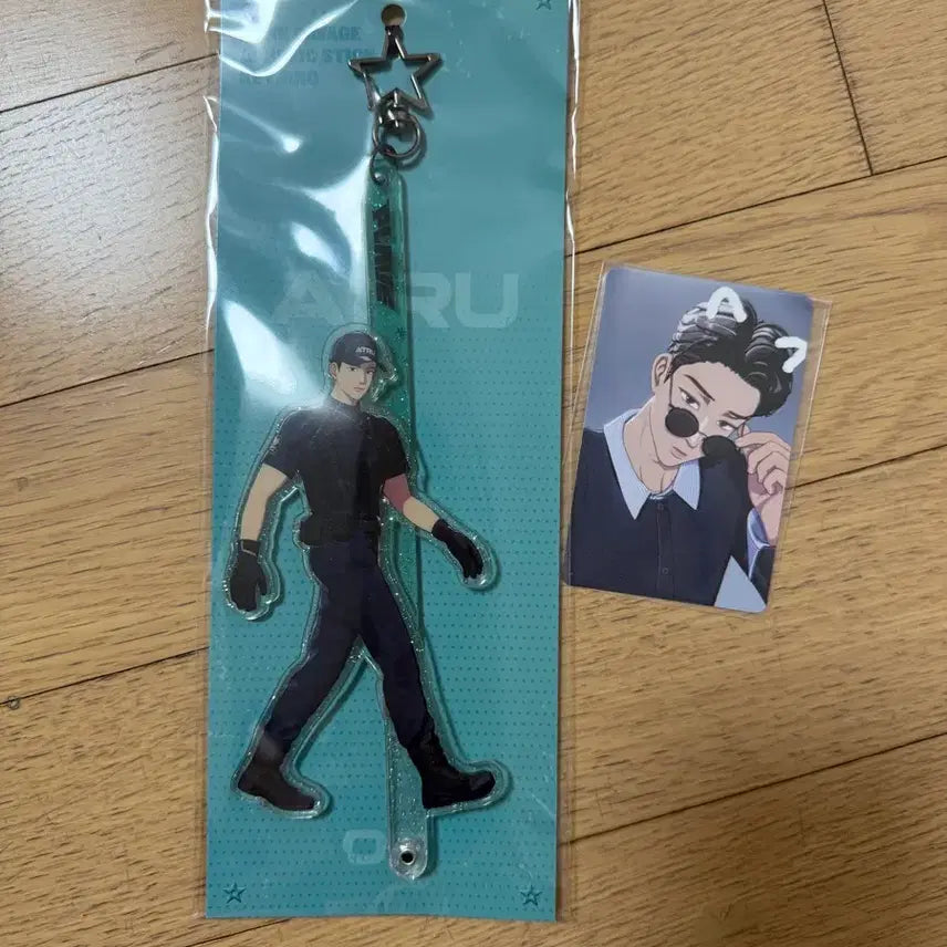 [BUNJANG] PLAVE Hamin Bon Voyage Acrylic Stick Keyring + 50,000 KRW MD Photocard / 플레이브 하민 본세비지 아크릴 스틱키링+5만원md포카