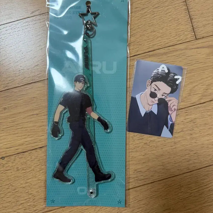 [BUNJANG] PLAVE Hamin Bon Voyage Acrylic Stick Keyring + 50,000 KRW MD Photocard / 플레이브 하민 본세비지 아크릴 스틱키링+5만원md포카