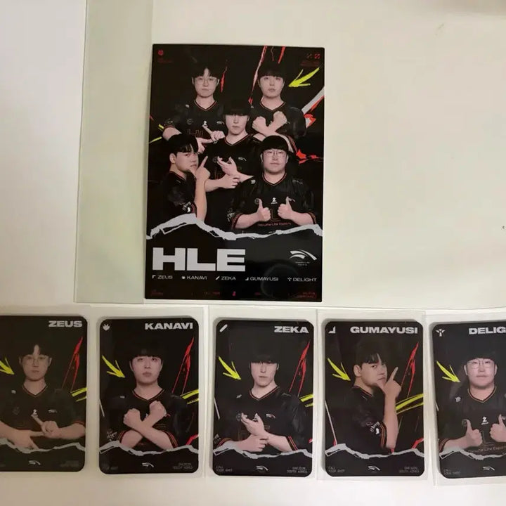 [BUNJANG] Hanwha Life Esports MSI Photocard Set + Team Postcard / 한화생명 전체 MSI포토카드 + 팀엽서