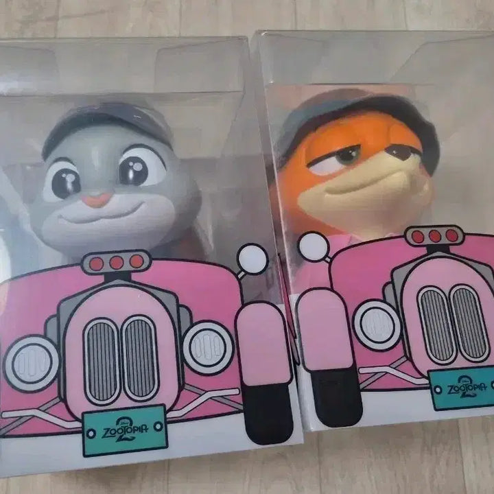 [BUNJANG] Zootopia Judy &amp; Nick 2-Figure Coin Bank Set / 주토피아 주디 닉 피규어 2종 세트 코인뱅크