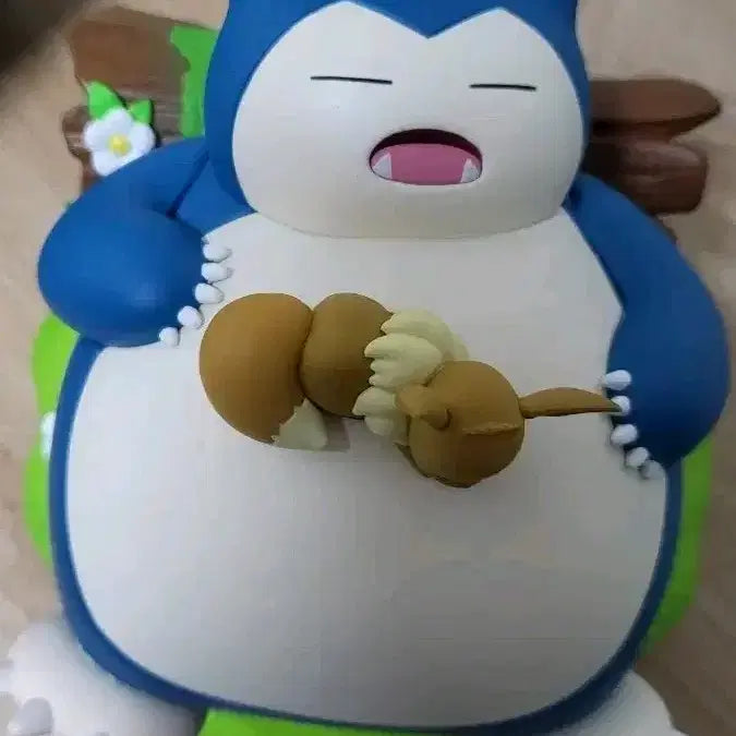 [BUNJANG] Funism Pokemon Snorlax &amp; Eevee Figure / 퍼니즘 포켓몬스터 잠만보X이브이 피규어 팝니다.