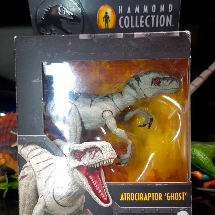 [BUNJANG] Jurassic World Hammond Collection Atrociraptor Ghost Figure / 쥬라기월드 해먼드 컬렉션 아트로시랩터 &