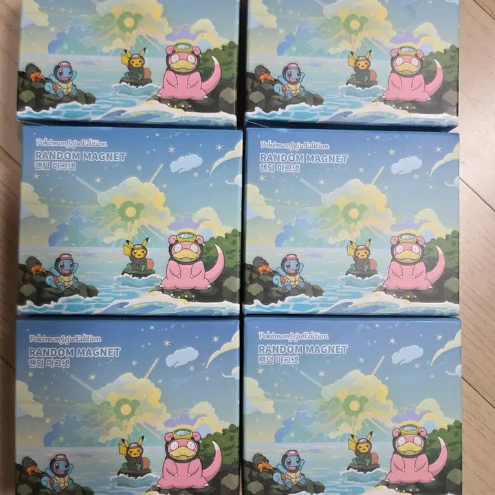 [BUNJANG] Pokemon Jeju Edition Random Magnet 6 Box Bundle / 포켓몬 제주 에디션 랜덤 마그넷 새제품 6박스