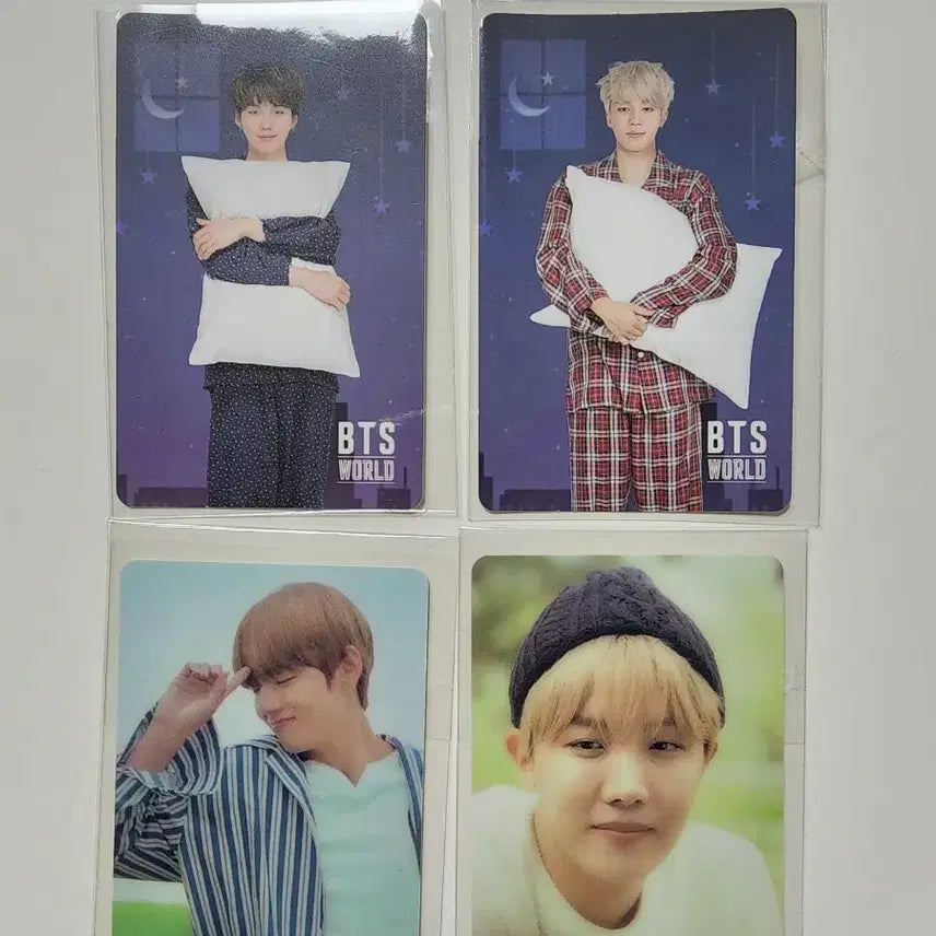 [BUNJANG] BTS World Card Suga, Jimin, V, J-Hope Bundle Set / 방탄월드카드 윤기.지민.뷔.호석 일괄양도해요