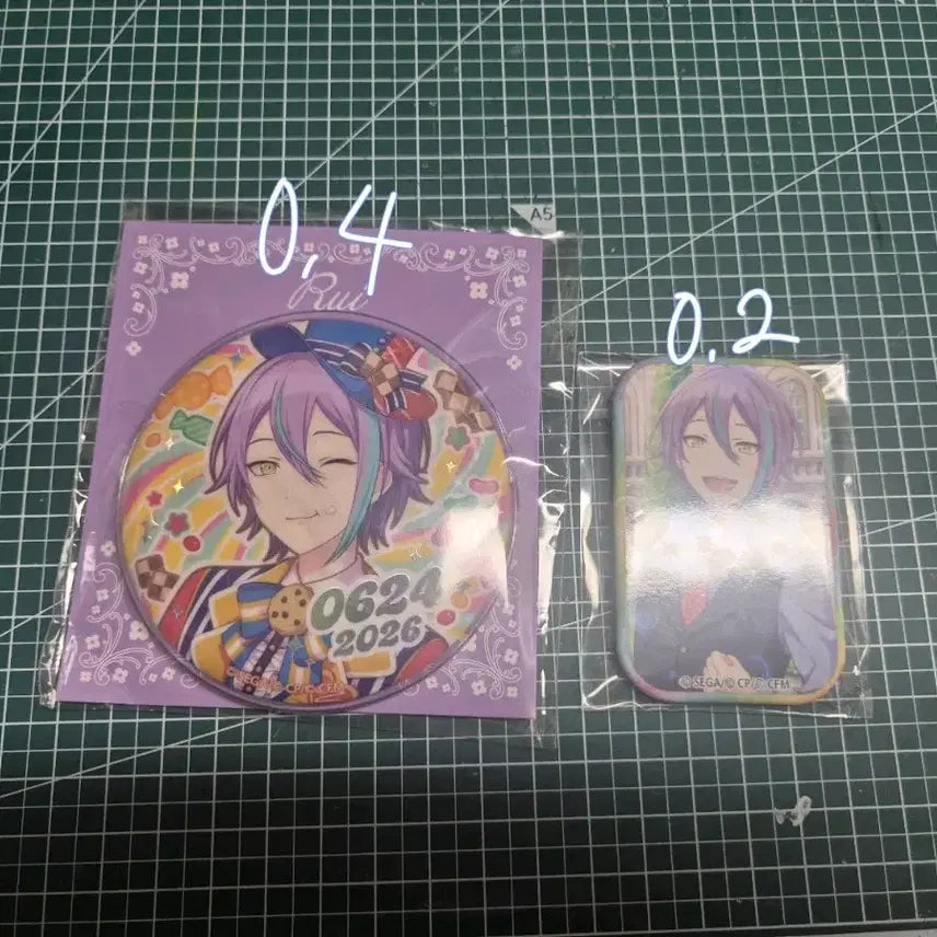 [BUNJANG] Kamishiro Rui Birthday Wedding Square Can Badge / 프세카 카미시로 루이 생일 쿠지 웨딩 사각 캔뱃지 판매