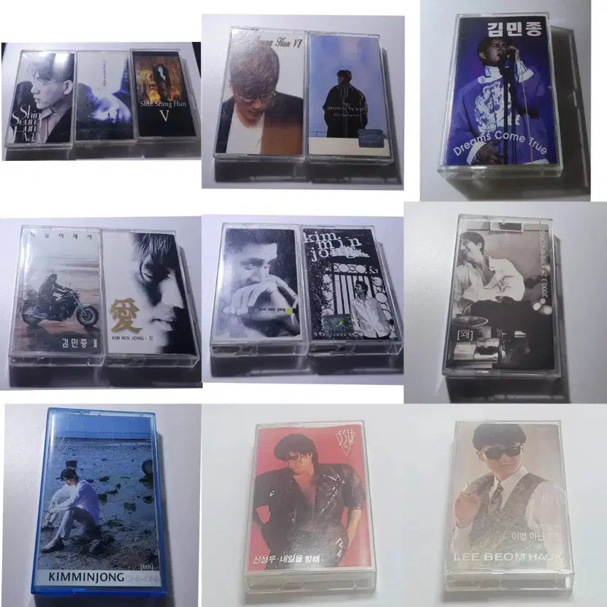[BUNJANG] 1990s Korean Pop Cassette Tapes Bundle Set (14 Items) / [일괄/무배] 90년대가요  카세트 테이프 14종