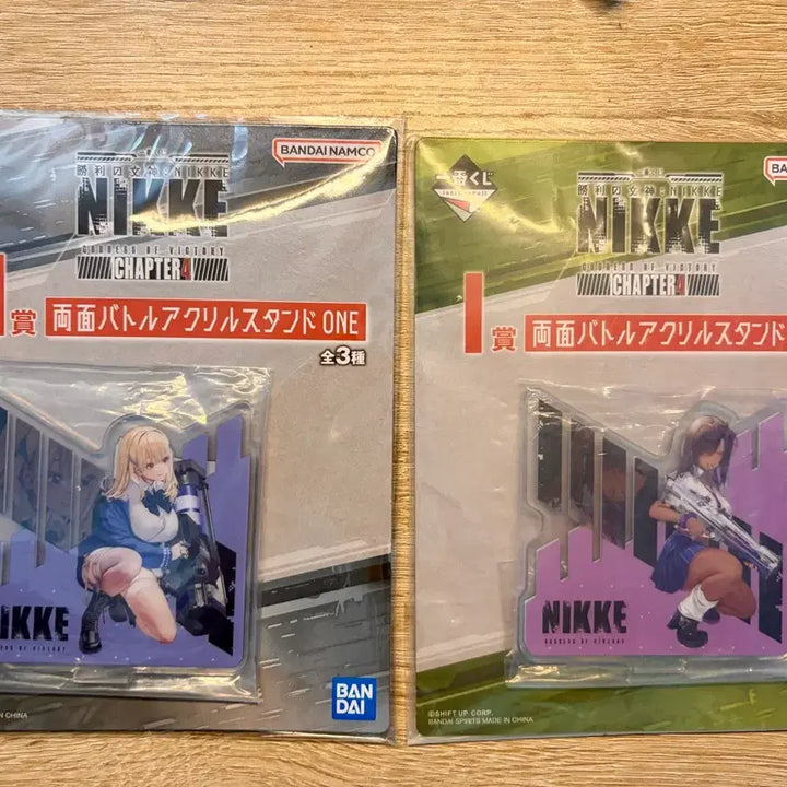 [BUNJANG] Nier: Automata Ichiban Kuji Chapter 4 H/I Prize Tia &amp; Naga Double-Sided Acrylic Stand Set / 니케 제일복권 챕터4 H,I상 티아,나가 양면 아크릴 스탠드 일괄 판매