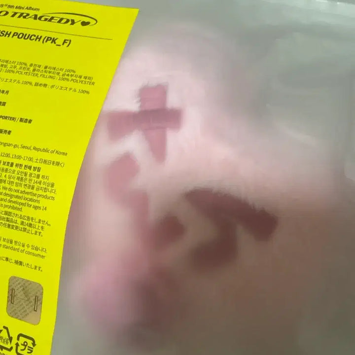 [BUNJANG] TWS Heart Pouch Keyring / 투어스 하트 파우치키링