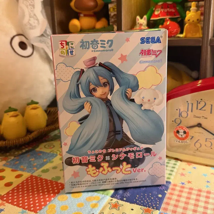 [BUNJANG] Hatsune Miku x Cinnamoroll Choco Nose Figure Vocaloid / 하츠네 미쿠 시나모롤 PM 초코노세 피규어 보컬로이드