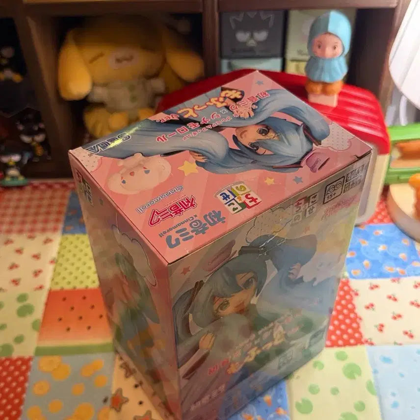 [BUNJANG] Hatsune Miku x Cinnamoroll Choco Nose Figure Vocaloid / 하츠네 미쿠 시나모롤 PM 초코노세 피규어 보컬로이드