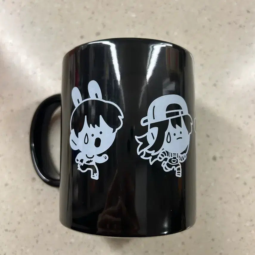 [BUNJANG] 잠뜰tv DTL 3Days Black Mug Cup / 잠뜰tv 뜰팁 3days 쓰리데이즈 머그컵 검정