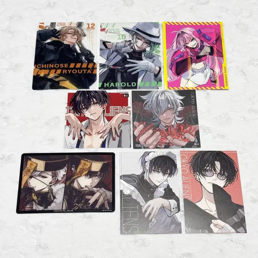 [BUNJANG] Tokyo Aliens Animate Limited Edition Colored Paper Complete Set / (일괄 가격) 도쿄 에일리언즈 도엘리 애니메이트 특전 색지 초판