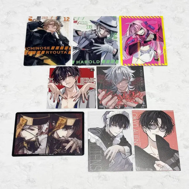 [BUNJANG] Tokyo Aliens Animate Limited Edition Colored Paper Complete Set / (일괄 가격) 도쿄 에일리언즈 도엘리 애니메이트 특전 색지 초판