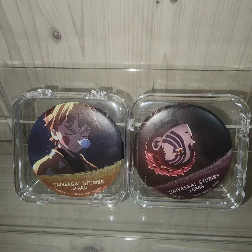 [BUNJANG] Demon Slayer: Kimetsu no Yaiba USJ Can Badge Bundle Set - Zenitsu/Akaza / [일괄가격] 귀멸의 칼날 USJ 캔뱃지 판매 젠이츠/아카자