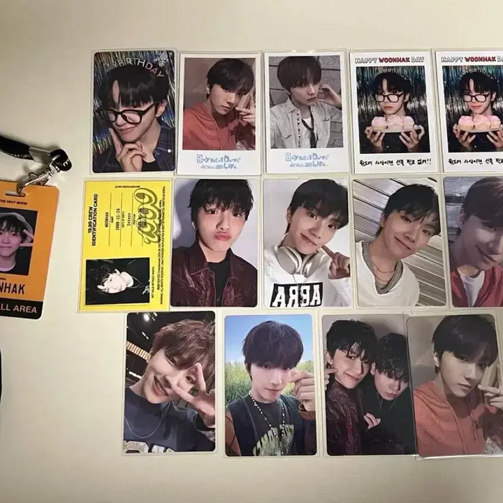 [BUNJANG] BOYNEXTDOOR Yunhak Photocard, Postcard, Sticker Bundle Set / 보이넥스트도어 운학 포카, 엽서, 스티커