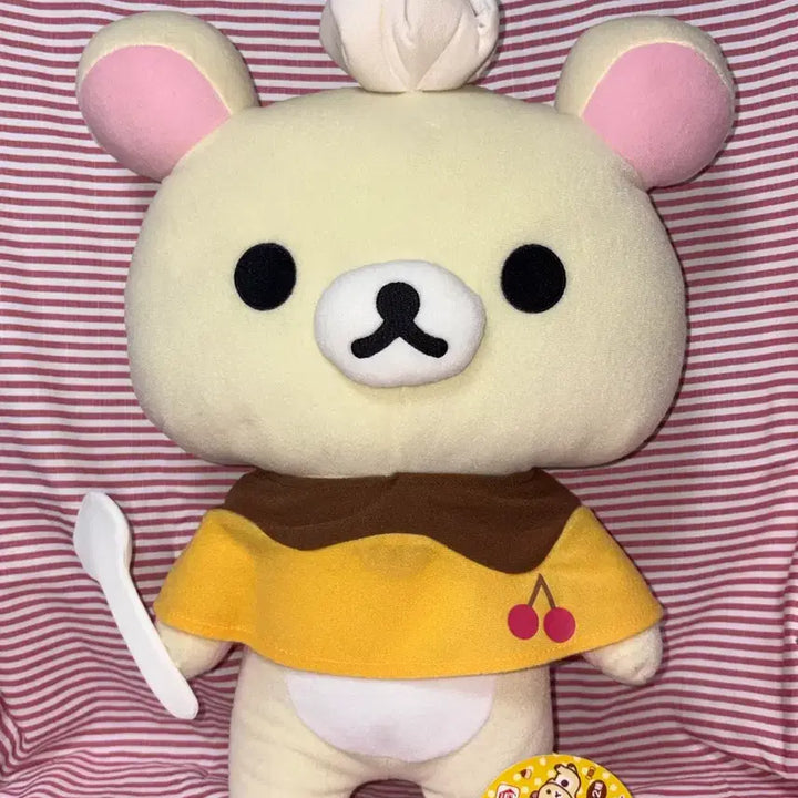 [BUNJANG] San-X Korilakkuma Pudding Cape Series Plush (2015) / 고전 산엑스 코리락쿠마 푸딩 케이프 시리즈 인형