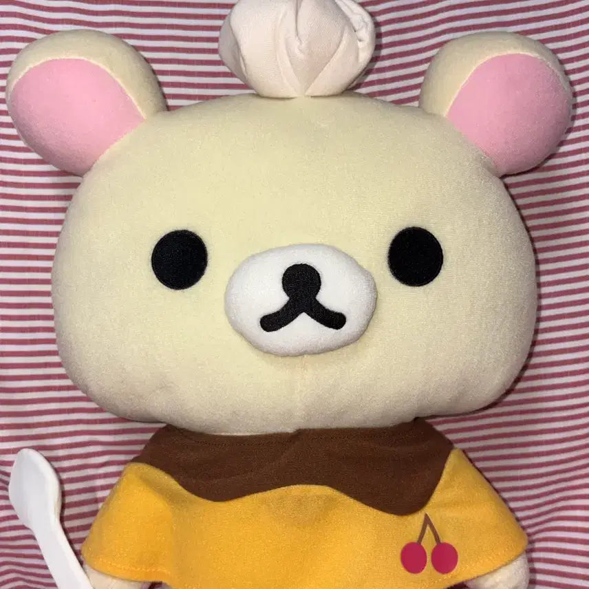 [BUNJANG] San-X Korilakkuma Pudding Cape Series Plush (2015) / 고전 산엑스 코리락쿠마 푸딩 케이프 시리즈 인형