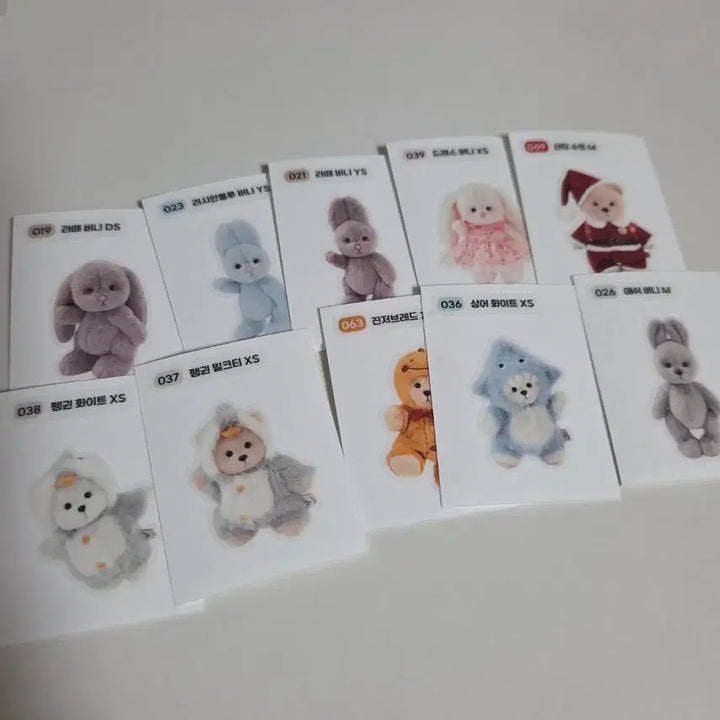 [BUNJANG] Teddy Tales Lena Bear XS Baby Pink Full Set / 테디테일즈 레나베어 xs 베이비핑크 풀셋 (쇼핑백, 엽서, 스티커 O, 띠부씰)