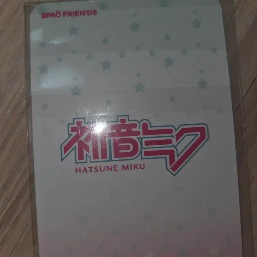 [BUNJANG] SPAO x Hatsune Miku Collaboration Special Edition Photocard / 미개봉 미쿠 스파오 팝업 특전 포토카드