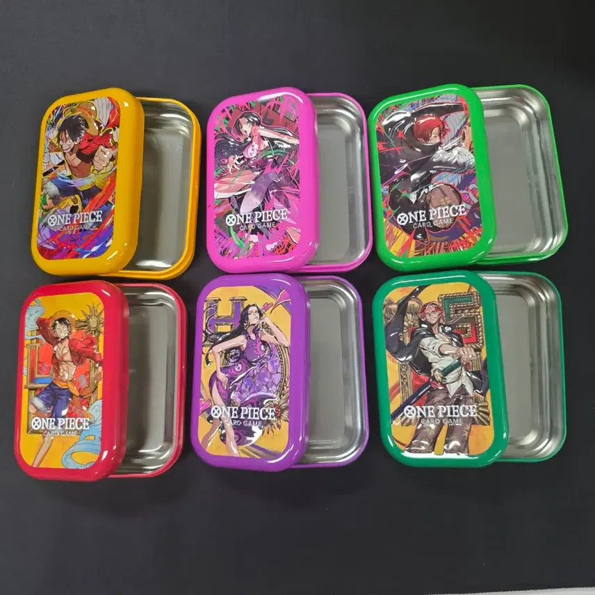 [BUNJANG] One Piece Card Mini Tin Case Vol. 3 (Empty Box) / 원피스카드 미니 틴케이스 Vol.3 6종 Set (빈 박스)