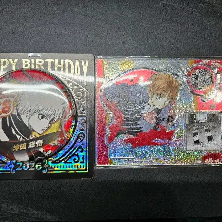 [BUNJANG] Gintama Okita Sougo 2026 Birthday Diorama Acrylic Stand &amp; Can Badge Set / 은혼 오키타 소고 2026생일 디오라마 아크릴스탠드 캔뱃지 세트 현물