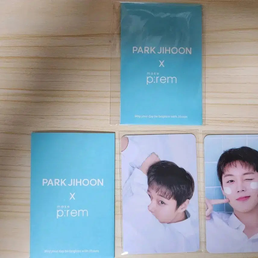 [BUNJANG] Park Jihoon Makeprem Set B Photocard 2 Types (Sealed) / 박지훈  메이크프렘 포카 A세트 2종(미개봉)/C세트 2종(미개봉) 일괄